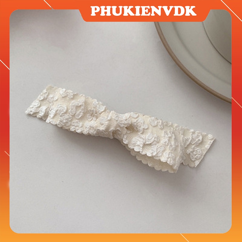 Kẹp Tóc Cặp Tóc Nơ Hoa Nhỏ Công Chúa Dễ Thương KT27