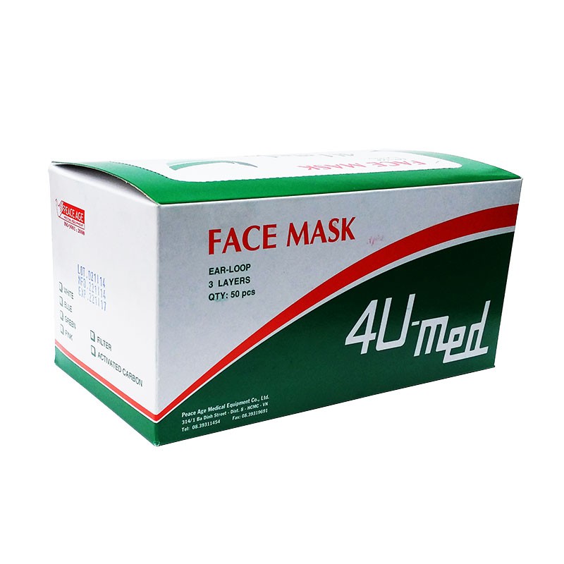 Khẩu trang y tế kháng khuẩn 4U-MED