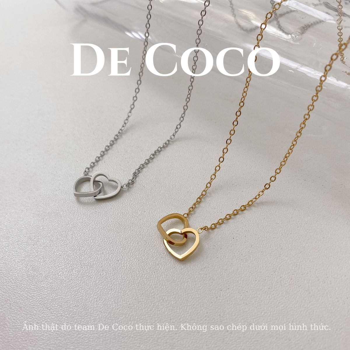 [KHÔNG ĐEN GỈ] Vòng cổ trái tim Saranghae De Coco