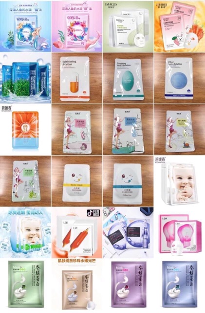 Combo Mix 50 Miếng Mặt Nạ