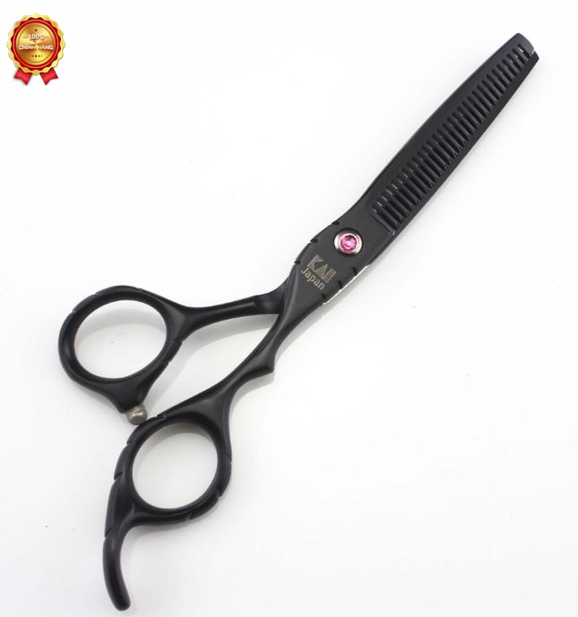 Bộ kéo cắt tóc Kasho HA 02 đen (Tặng bao da và chỉnh kéo khi mua 2 cây )