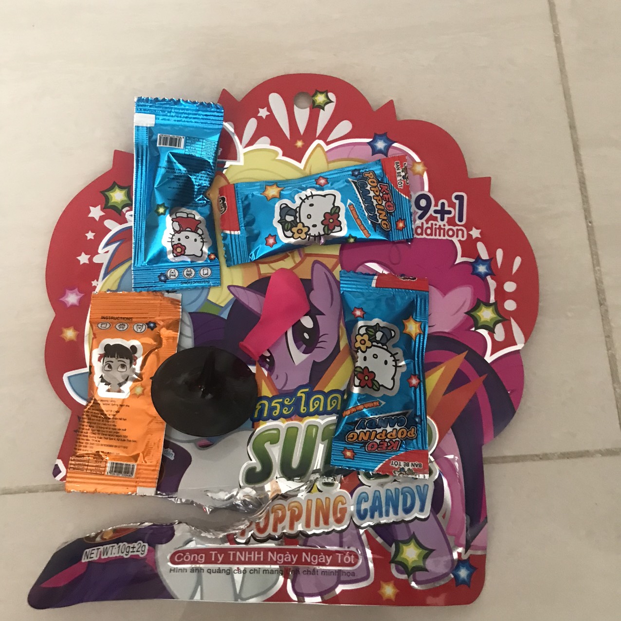 [ Combo 2 gói ] Kẹo Nổ SUPER POPPING CANDY - Bịch 10g