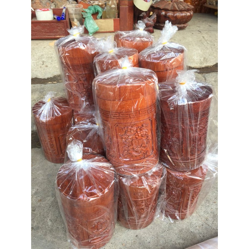 Hộp đựng trà gỗ Hương