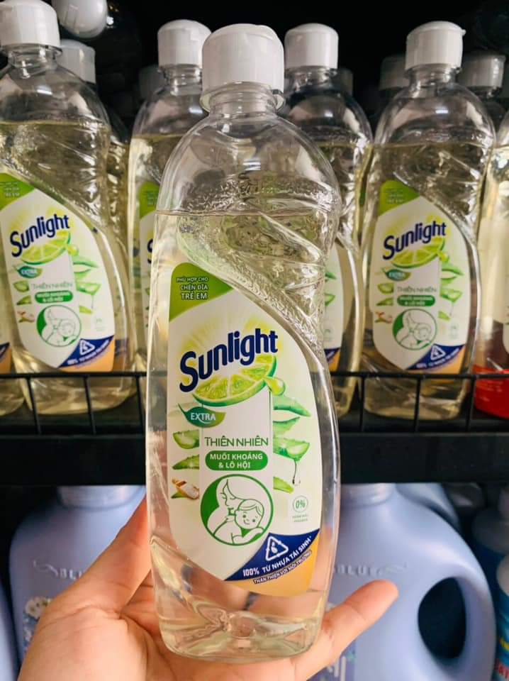 [HCM]Nước Rửa Chén Sunlight hương chanh chai 370ml