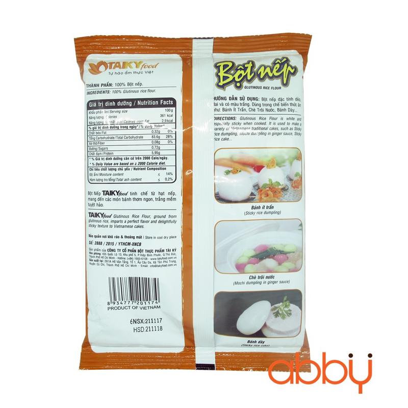 Combo 6 gói - Bột nếp Tài Ký 400gr