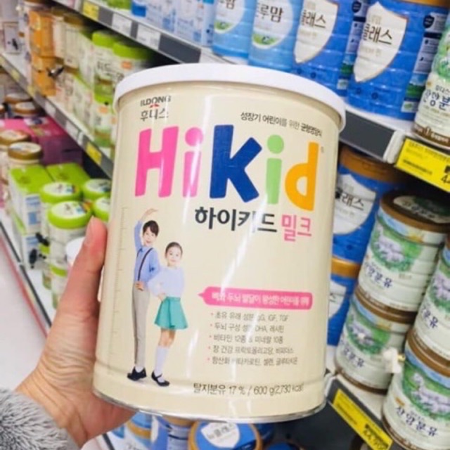 [Date 2023]Sữa Hikid Dê 700g Hàn Quốc tăng chiều cao cho bé