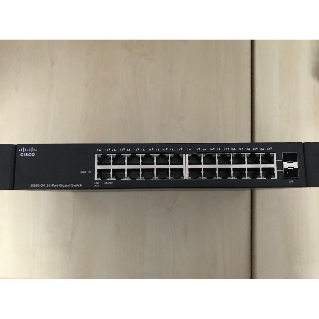 [Trả góp 0%]Cisco SG95-24 Compact 24-Port Gigabit Switch