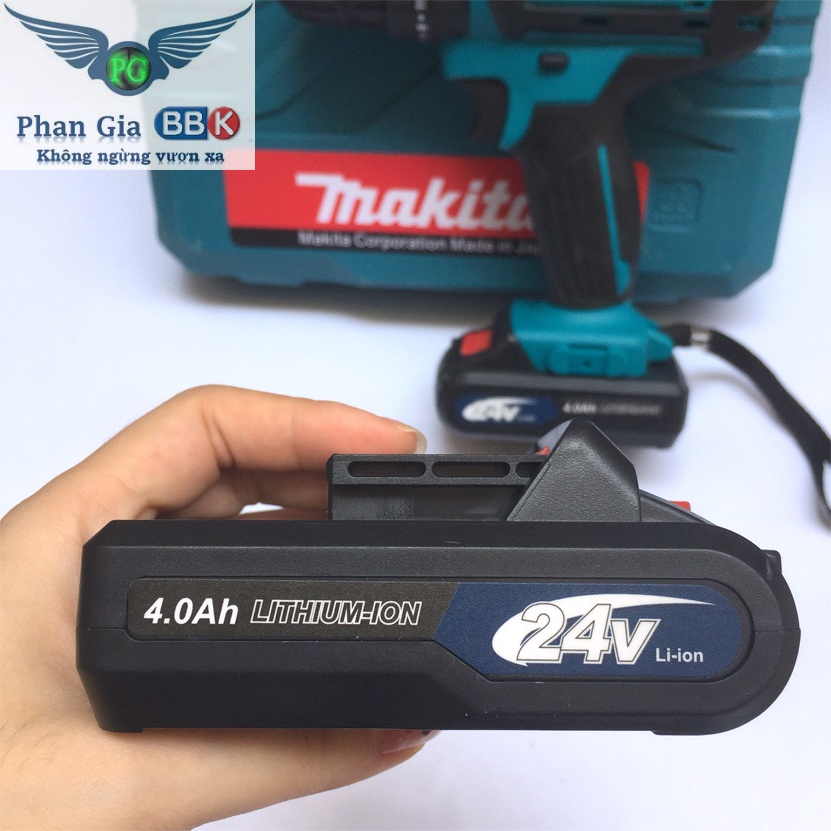 Pin Máy Khoan 24V Chuẩn 5 Cell 5000mah Hàng Mới