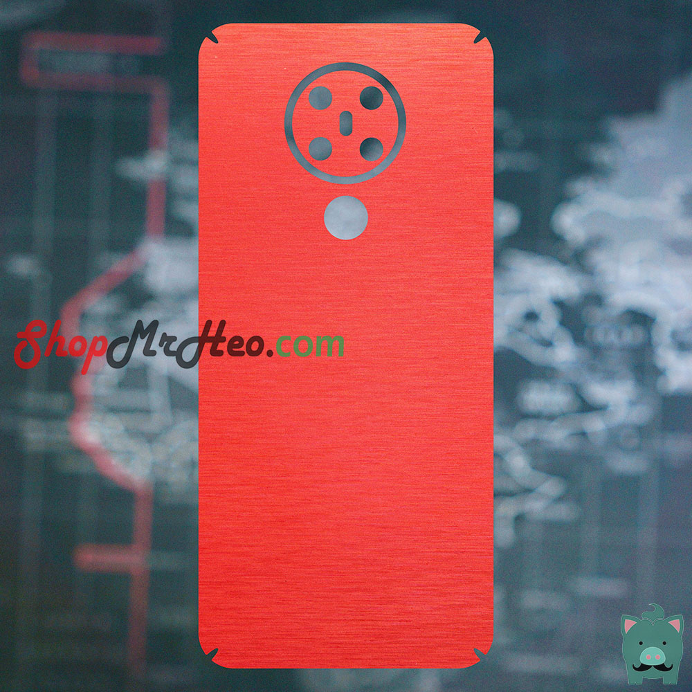 [HCM]Skin Dán Mặt Sau Lưng Vân Nhôm Nokia 5.3