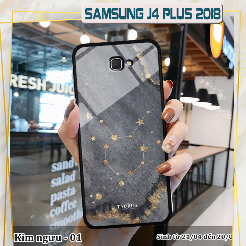 Ốp lưng Samsung Galaxy J4 Plus (2018) in 3D cung hoàng đạo