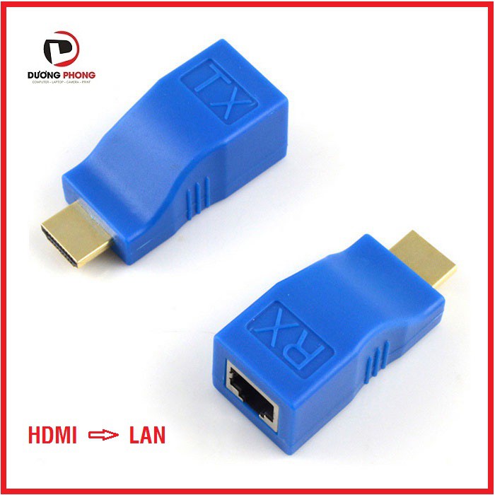 Đầu chuyển đổi HDMI to LAN 30M - BH3 Tháng