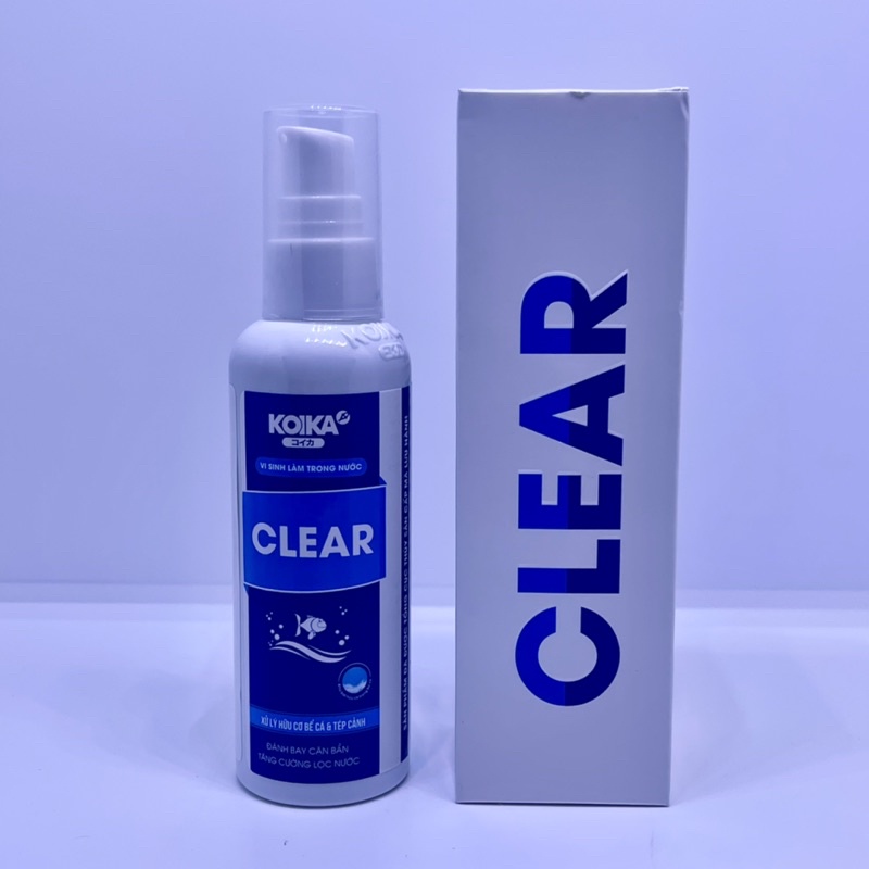 KoiKa Clear - Vi Sinh Làm Trong Nước Cho Hồ Cá ( Chai 105ML )