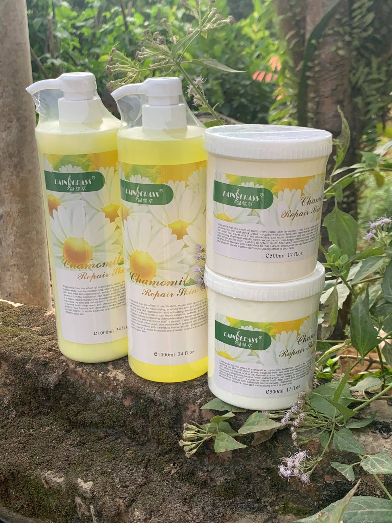Bộ 4 món chăm sóc da hoa cúc