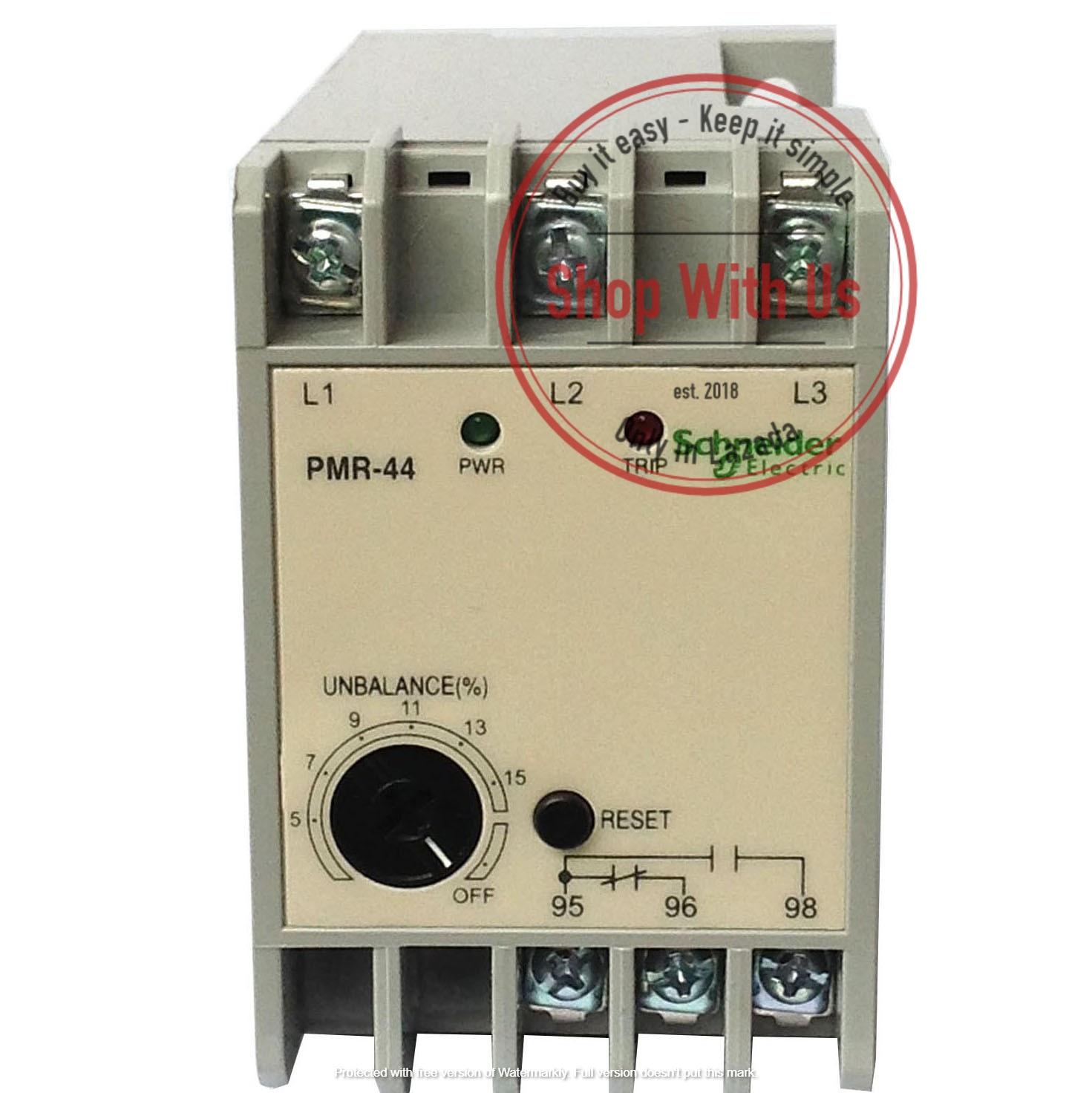 PMR44 Relay Bảo Vệ Mất Pha Samwha Samwha EOCR PMR44 Bộ Chống Mất Pha PMR44 Schneider