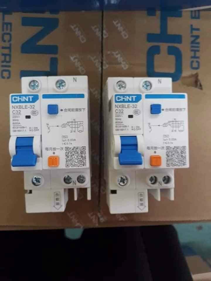 Át chống giật nxnble 1p+n 32a chint