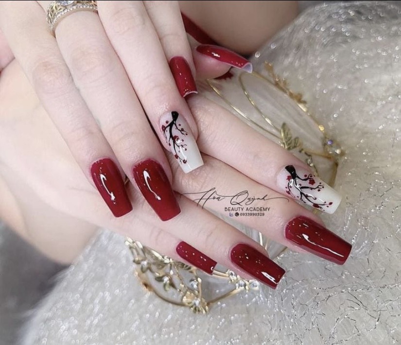 Móng up trơn HSM From đẹp ,size từ 0-9 - Mini Nails