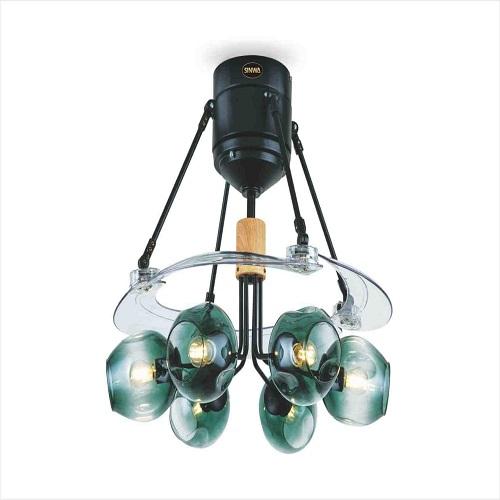 [HCM]Quạt trần QY006 trang trí đèn sang trọng
