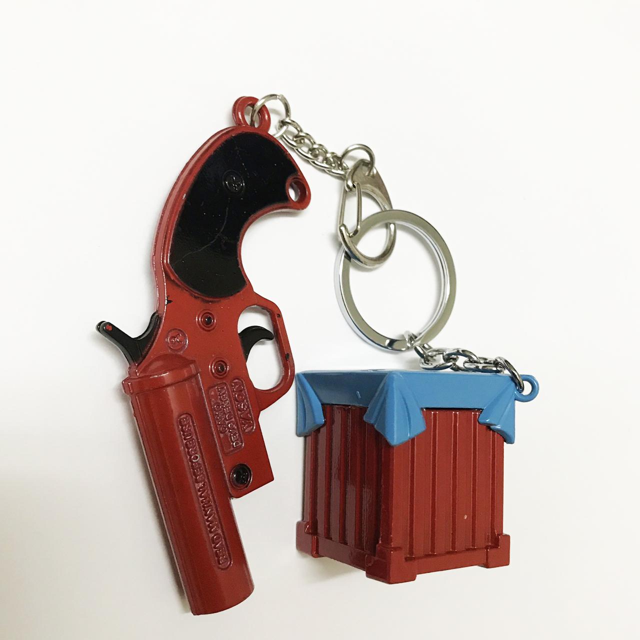 Combo Móc Khóa Gọi Thính + Hòm Thính PUBG (Sung Thính Size 9cm)
