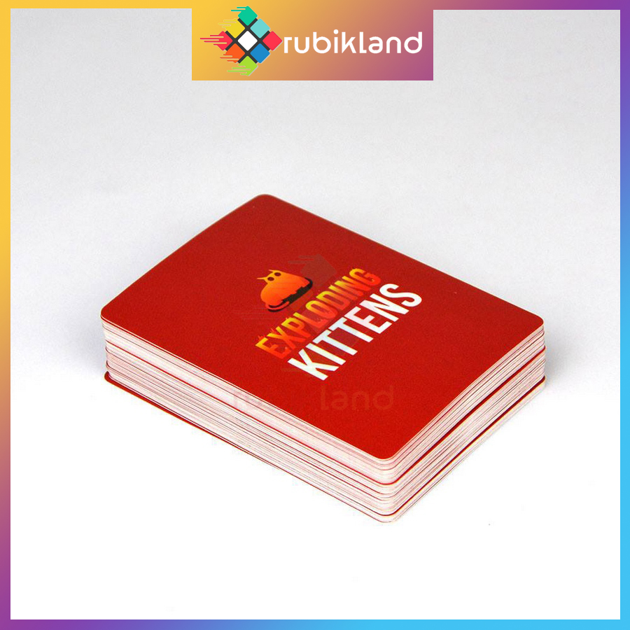[Tiện Lợi] Bài Mèo Nổ Việt Hóa Exploding Kittens Board Game 56 Lá Chất Giấy Dày Chống Nước