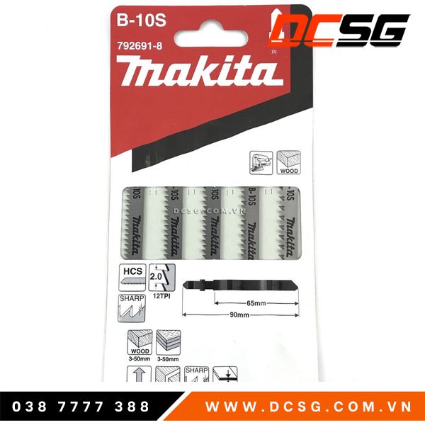 Lưỡi cưa lọng cắt gỗ thẳng b-10s makita 792691-8