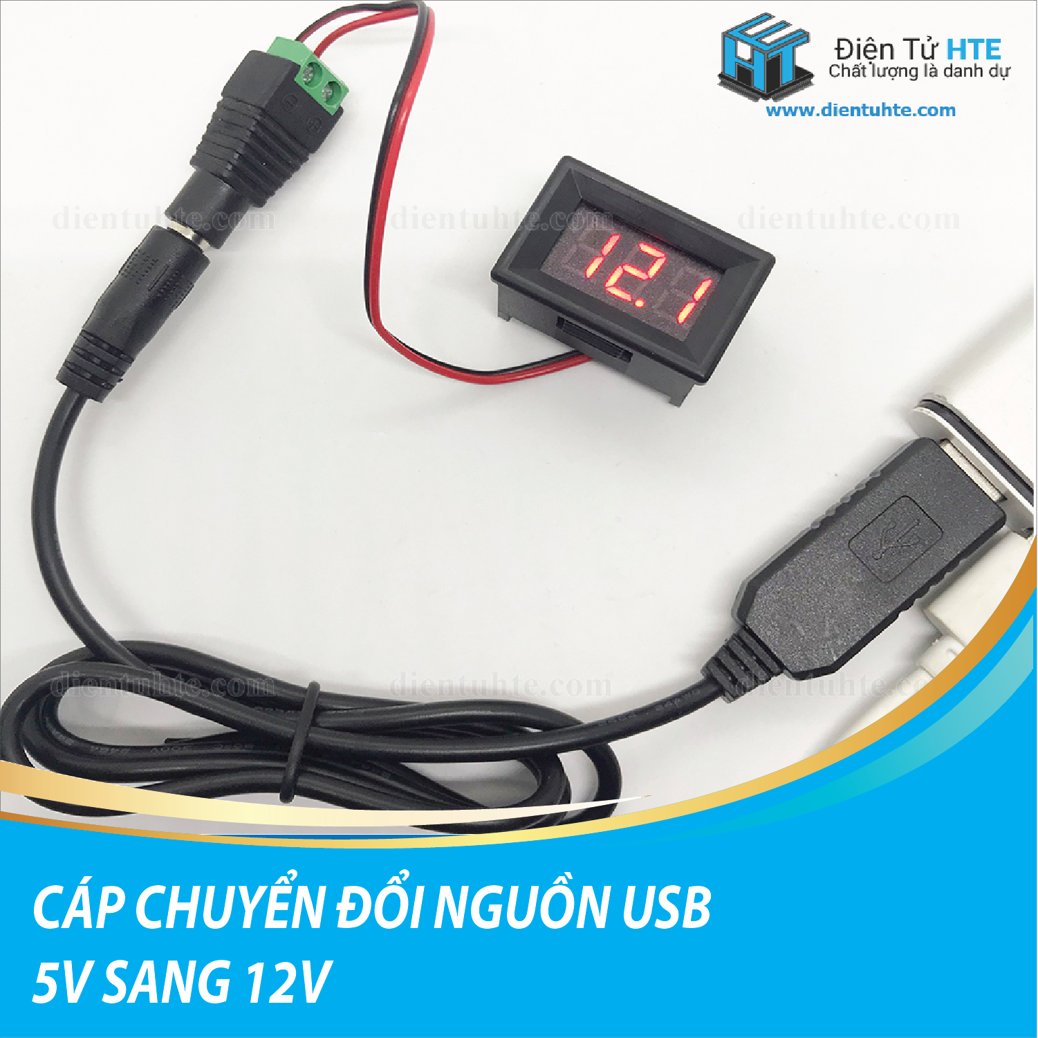 CÁP CHUYỂN ĐỔI NGUỒN USB 5V SANG 12V và 5 SANG 9V