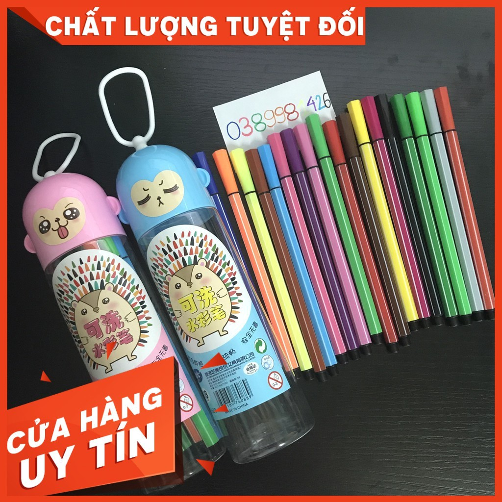 Bút lông 18 màu 608 (Bút dạ màu)