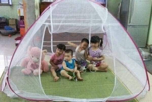MÀN TỰ BUNG GIA ĐÌNH HÀNG CAO CẤP 1,6M*2M