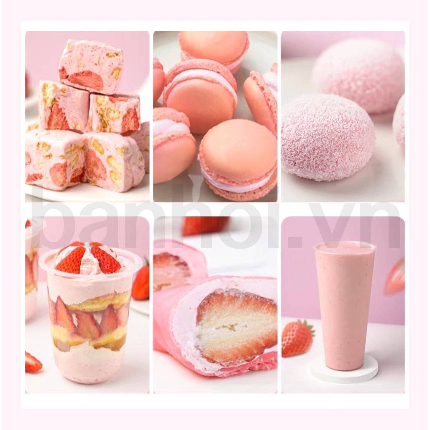 Bột dâu, bột dâu tây