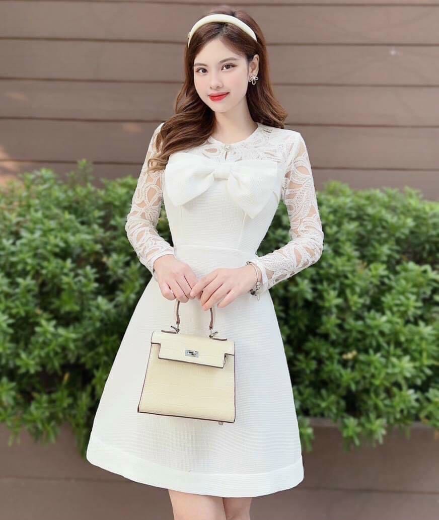 Đầm TAPTA Phối Ren