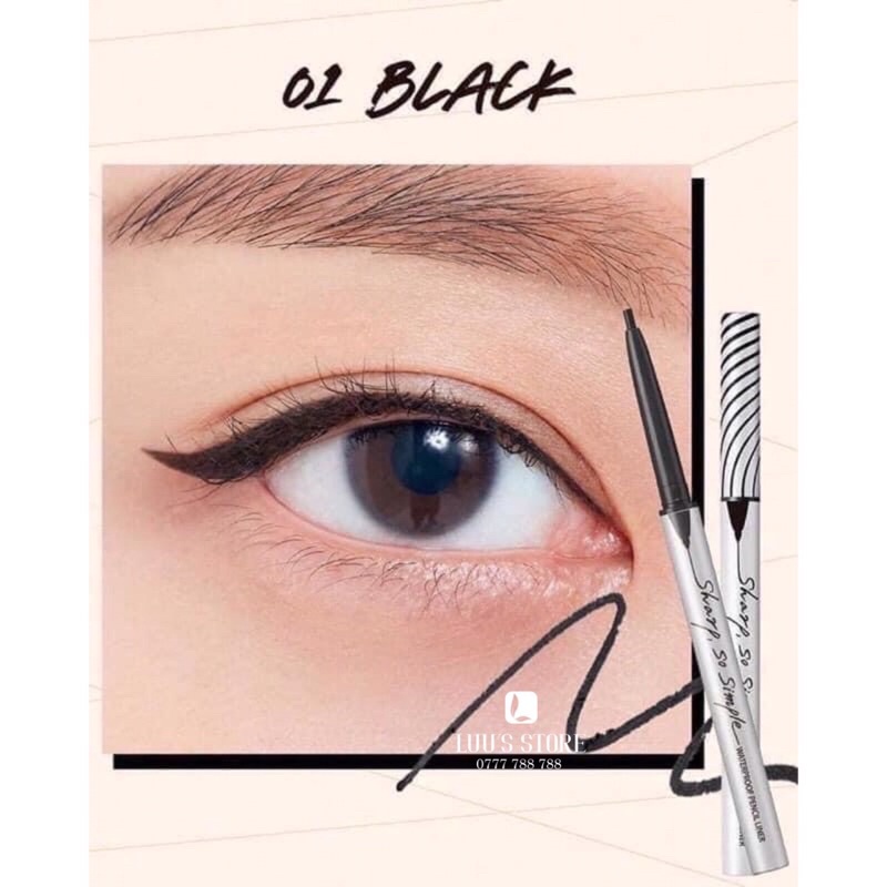 Chì Mí Mắt CLIO Sharp So Simple Waterproof Pencil Liner