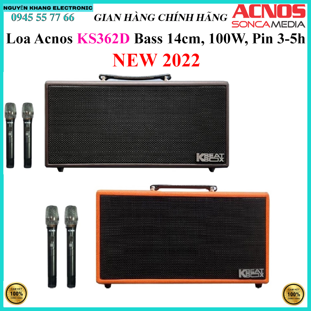 Loa thanh di động acnos ks362s - ks362d new 2022