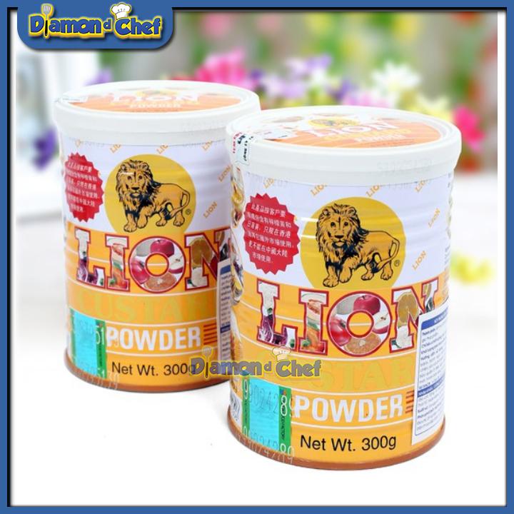 Bột trứng sữa Custard Lion / Bột Sư tử 300g/hũ