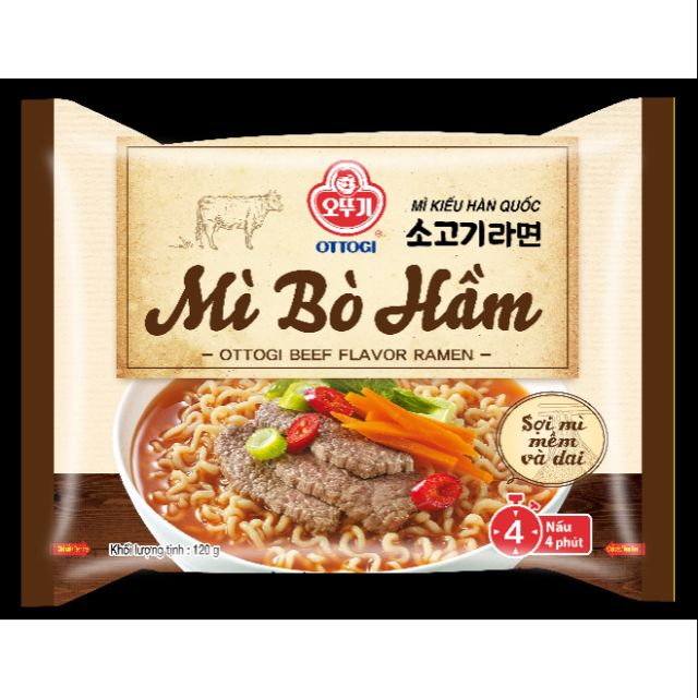 Mì bò hầm Ottogi 120g