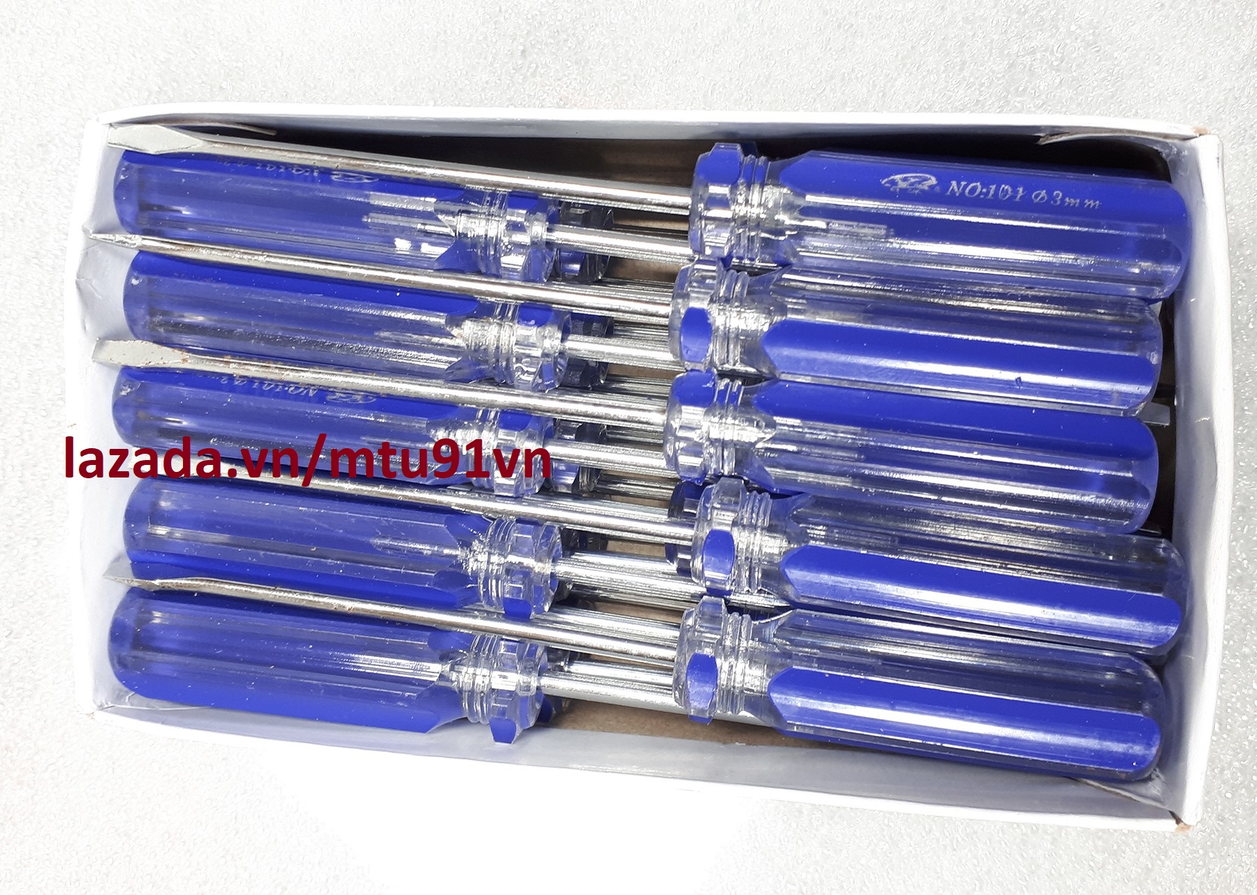 Combo 4 cây - Tua vít nhỏ 3x75mm (2 Cây dẹp + 2 Cây bake)