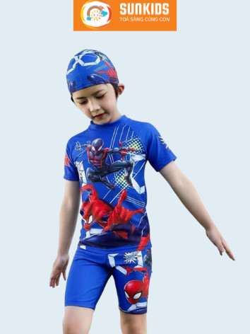 Bộ Đồ Bơi Rời Hình Siêu Nhân Cho Bé Trai
