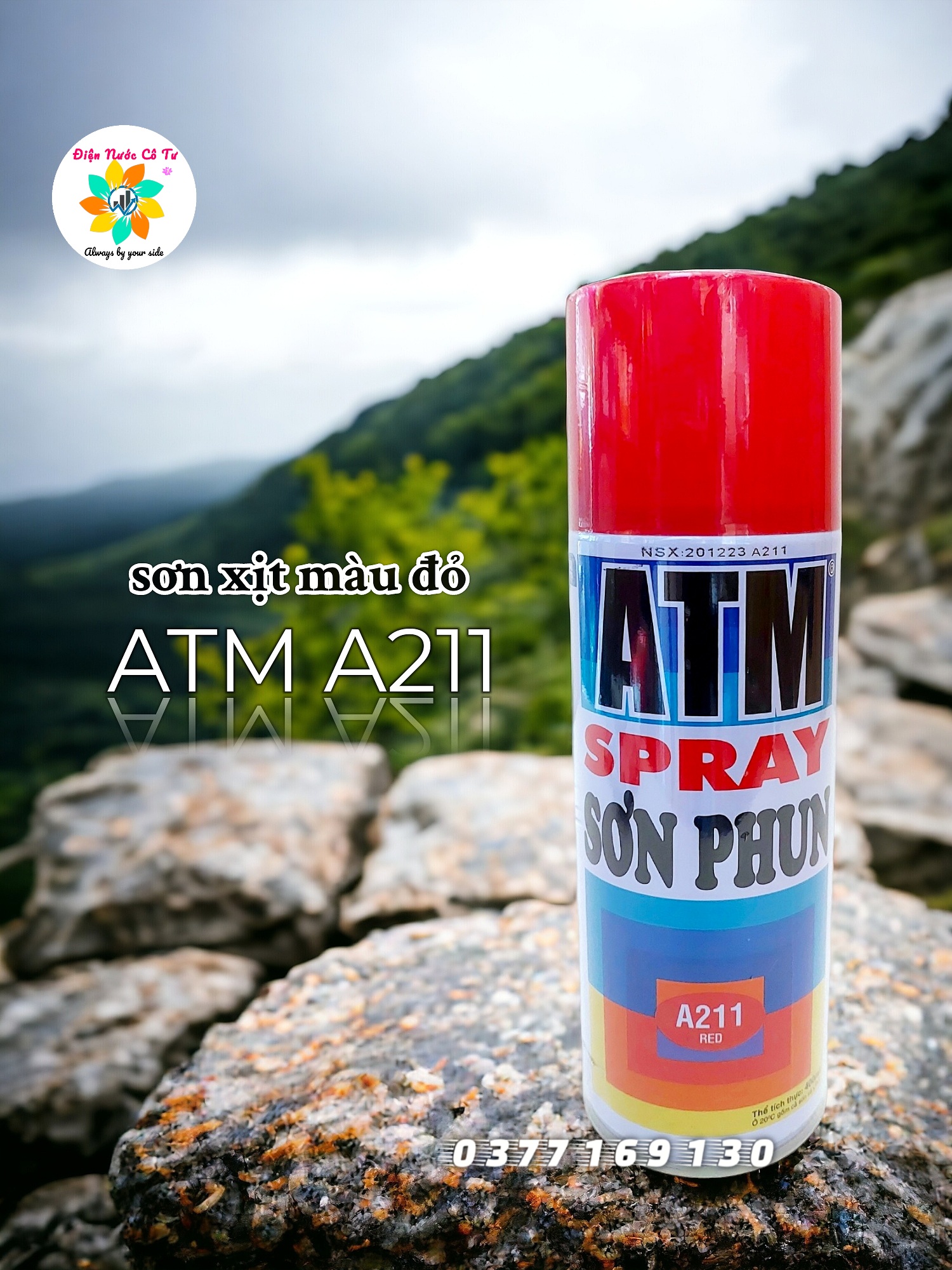 Sơn xịt ATM Spray màu hồng A299