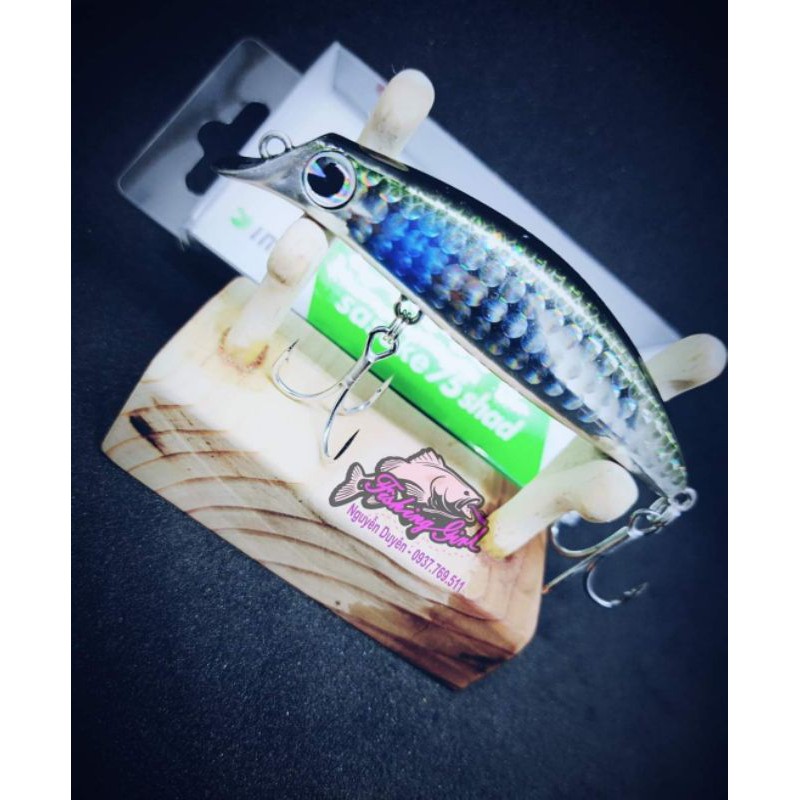 mồi giả câu cá sasuke 75 shad