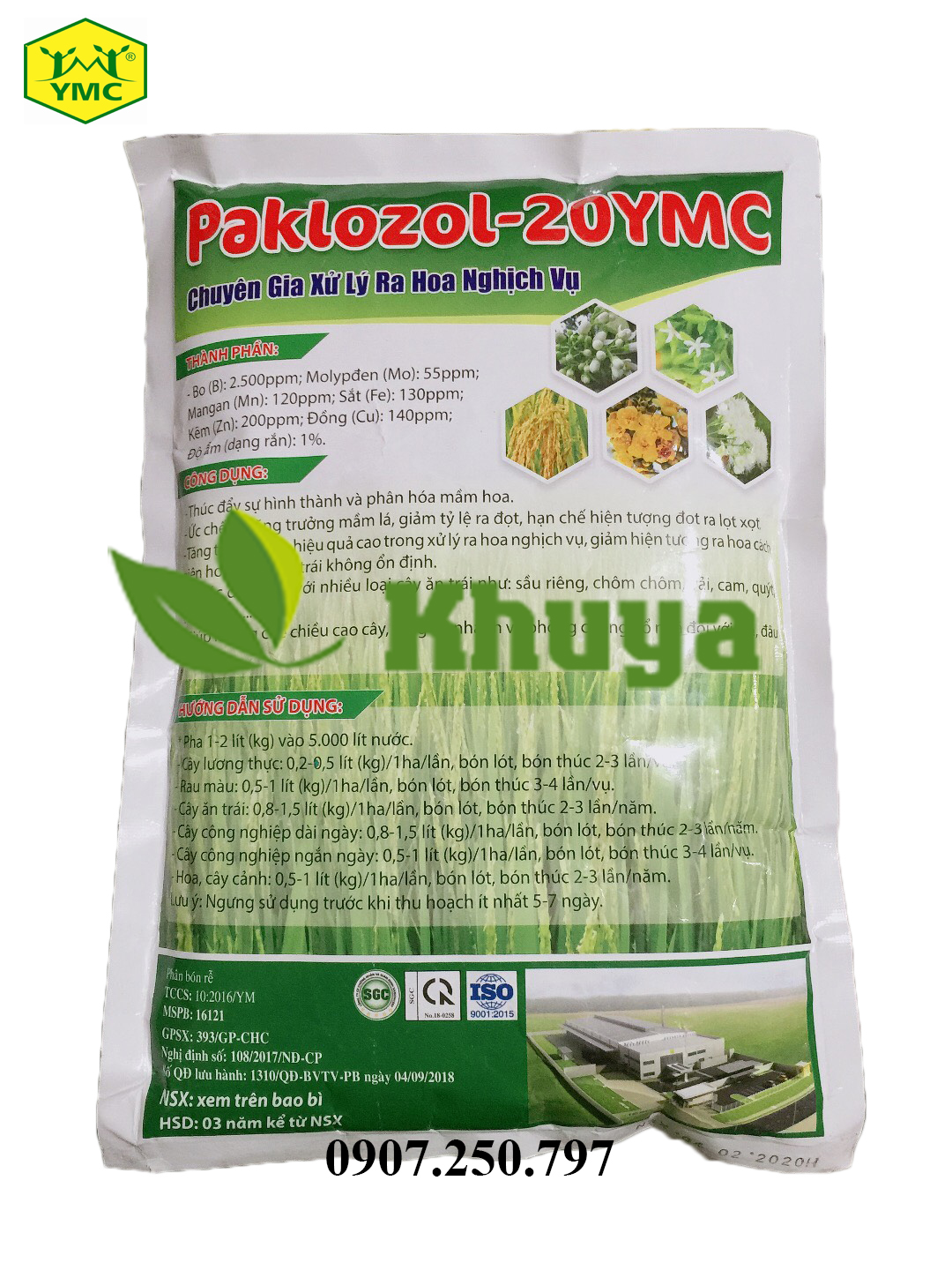 Micronutrient Fertilizer Paklozol 20 Ymc Paclo 1kg