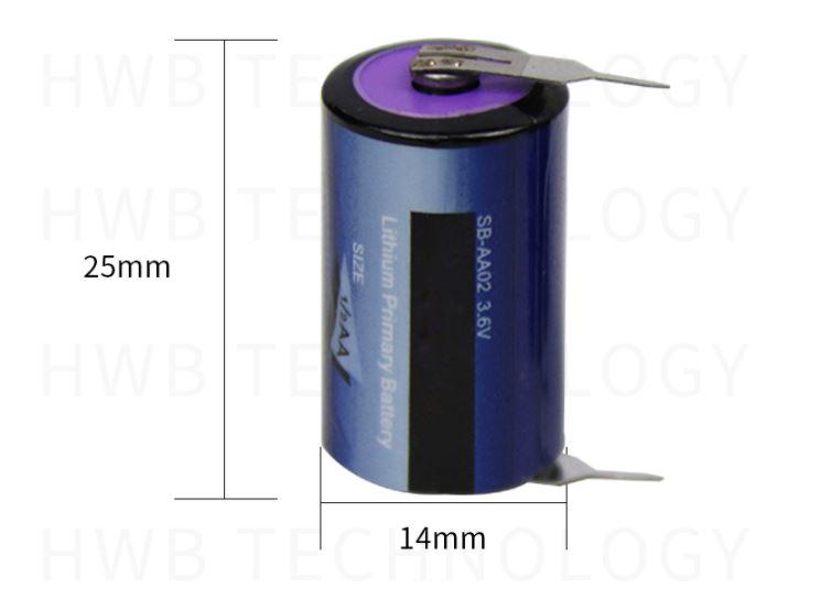 Pin nuôi nguồn Tekcell SB-AA02 ER14250 3.6V size 1/2AA