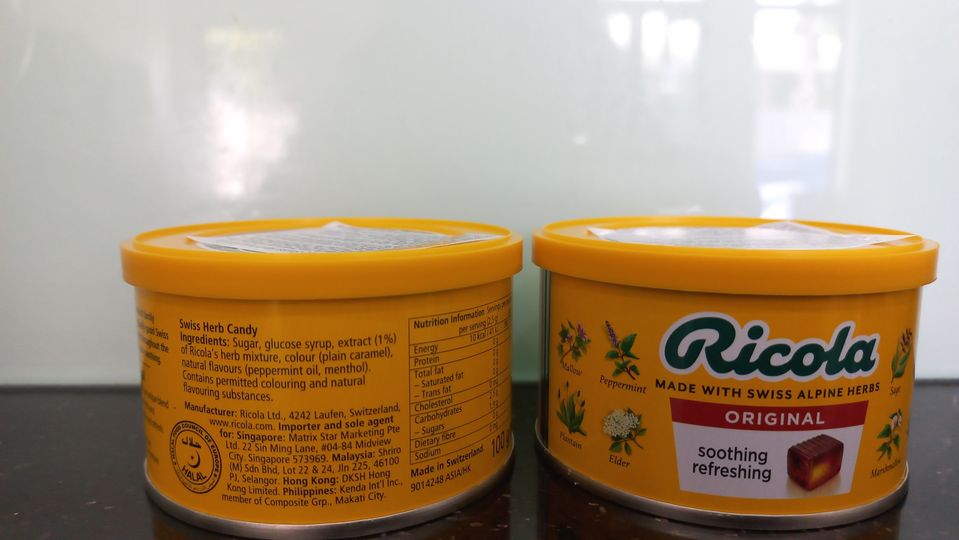 KẸO THẢO MỘC RICOLA 100G