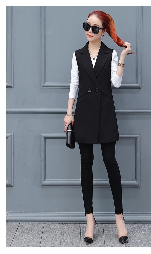 [HCM]ÁO KHOÁC NỮ VEST TÚI XÉO