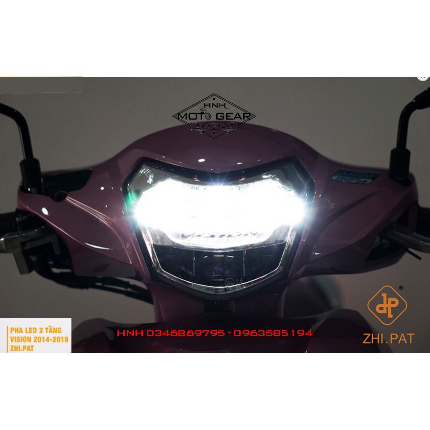 Đèn Pha Led Zhipat Cho Honda Vision 2014 - 2019