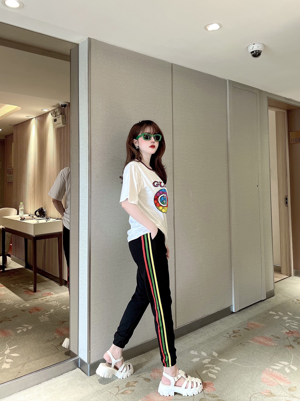 [FREESHIP]Đồ bộ thun thể thao form rộng logo thêu (2 màu đen trắng, 4 size)