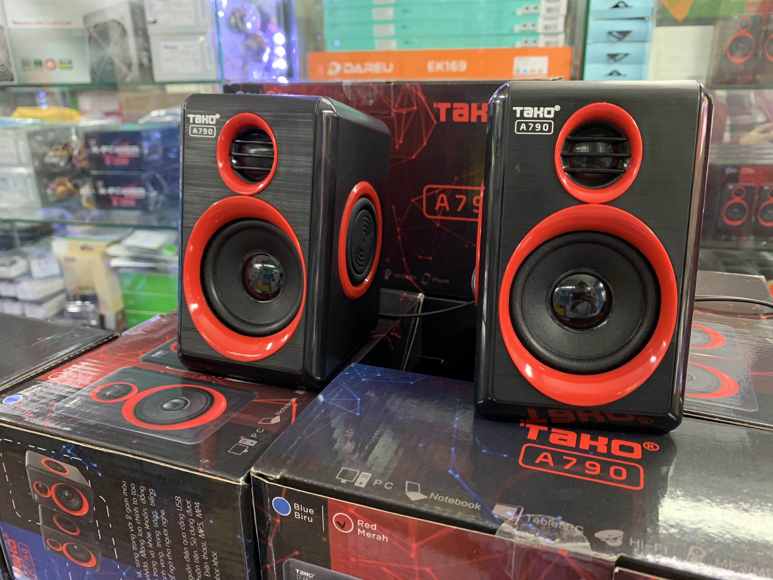Loa vi tính 2.0 TAKO A790 (màu đen)