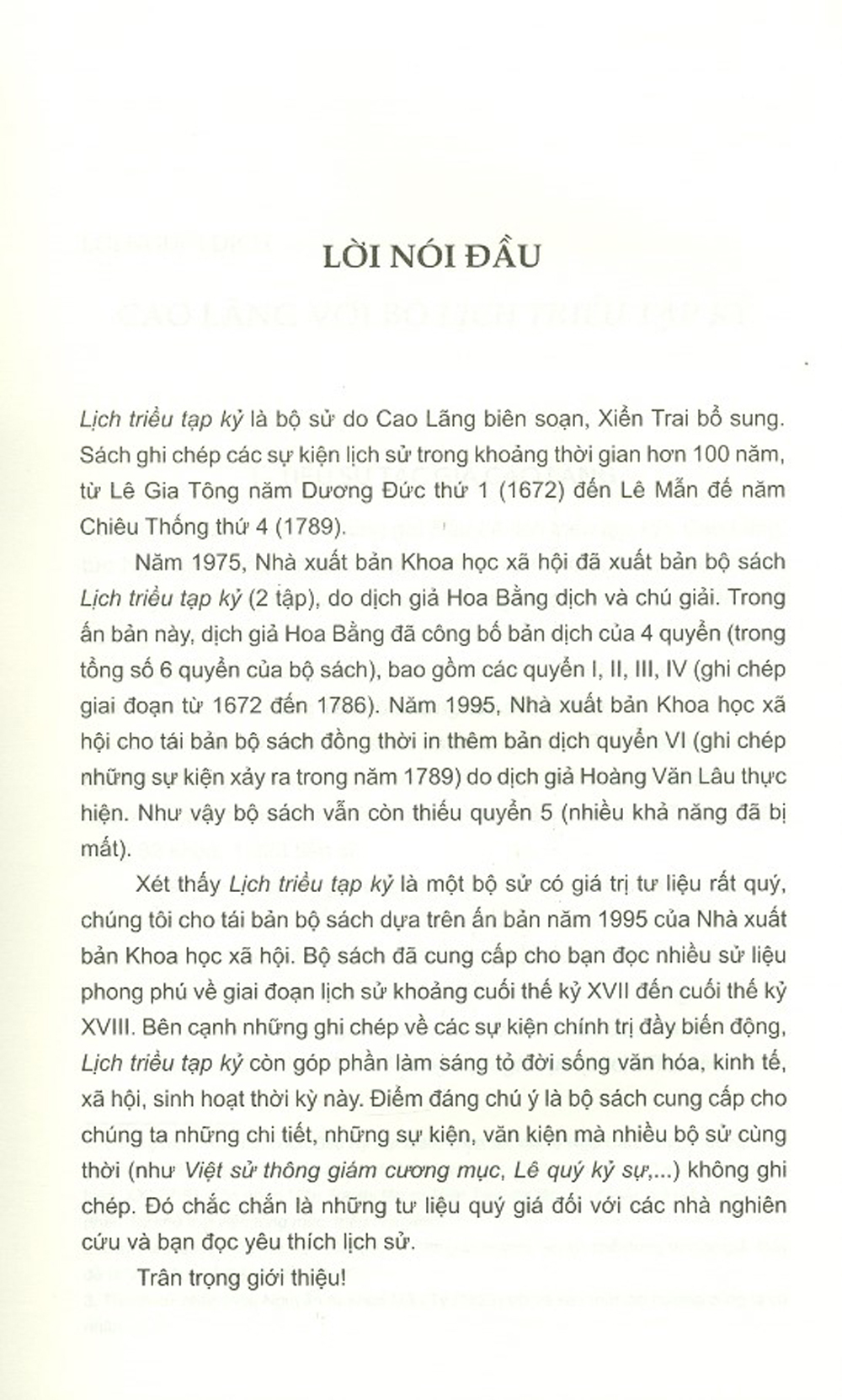 Lịch Triều Tạp Kỷ
