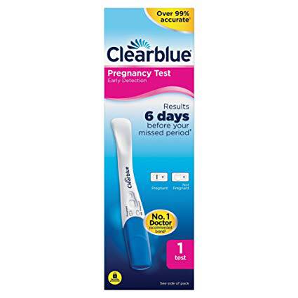 Que thử thai clearblue pregnancy test 1 minutes 1 test