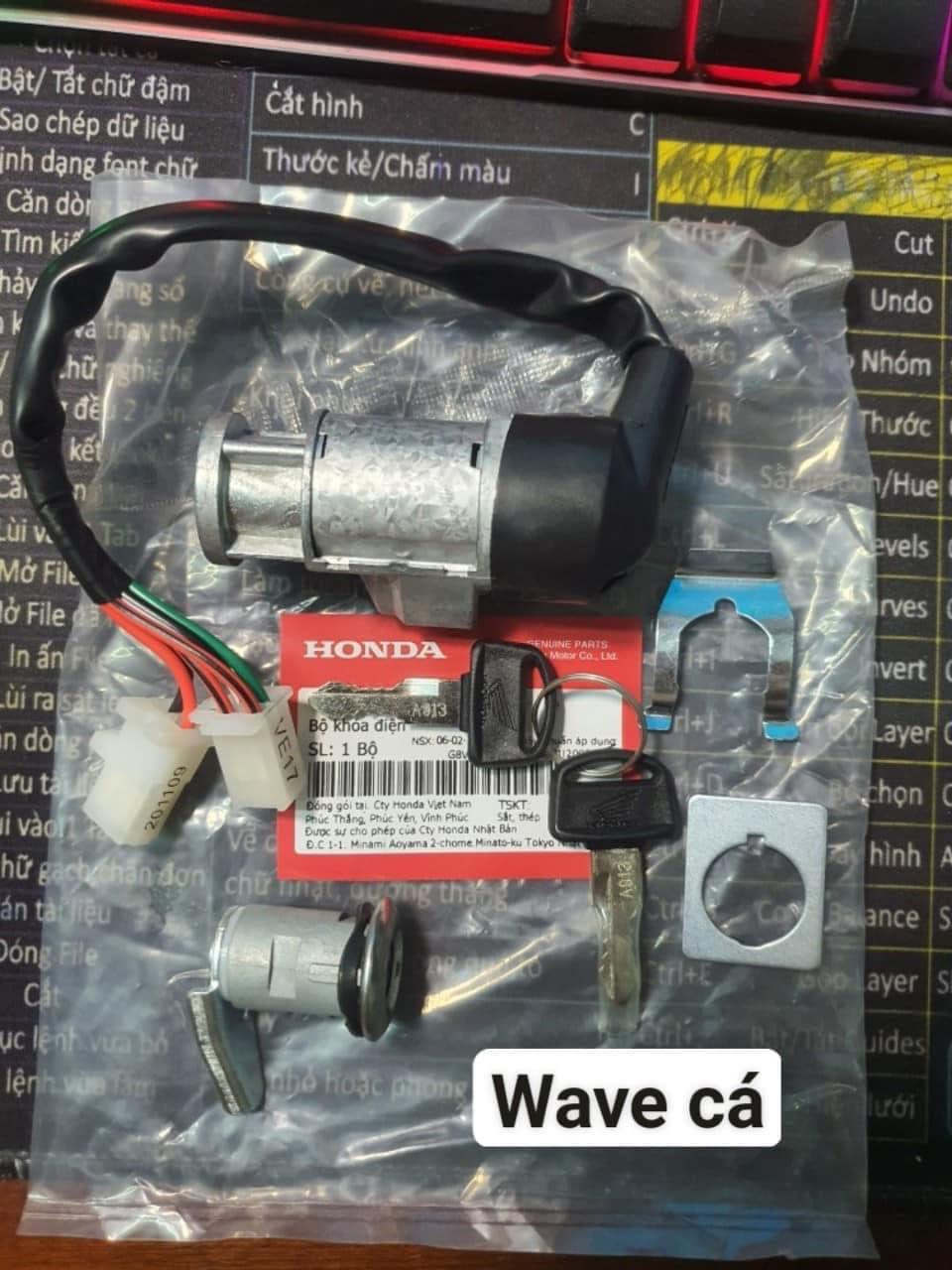 Original motorcycle dream, fish wave, small wave, ZX lock set
