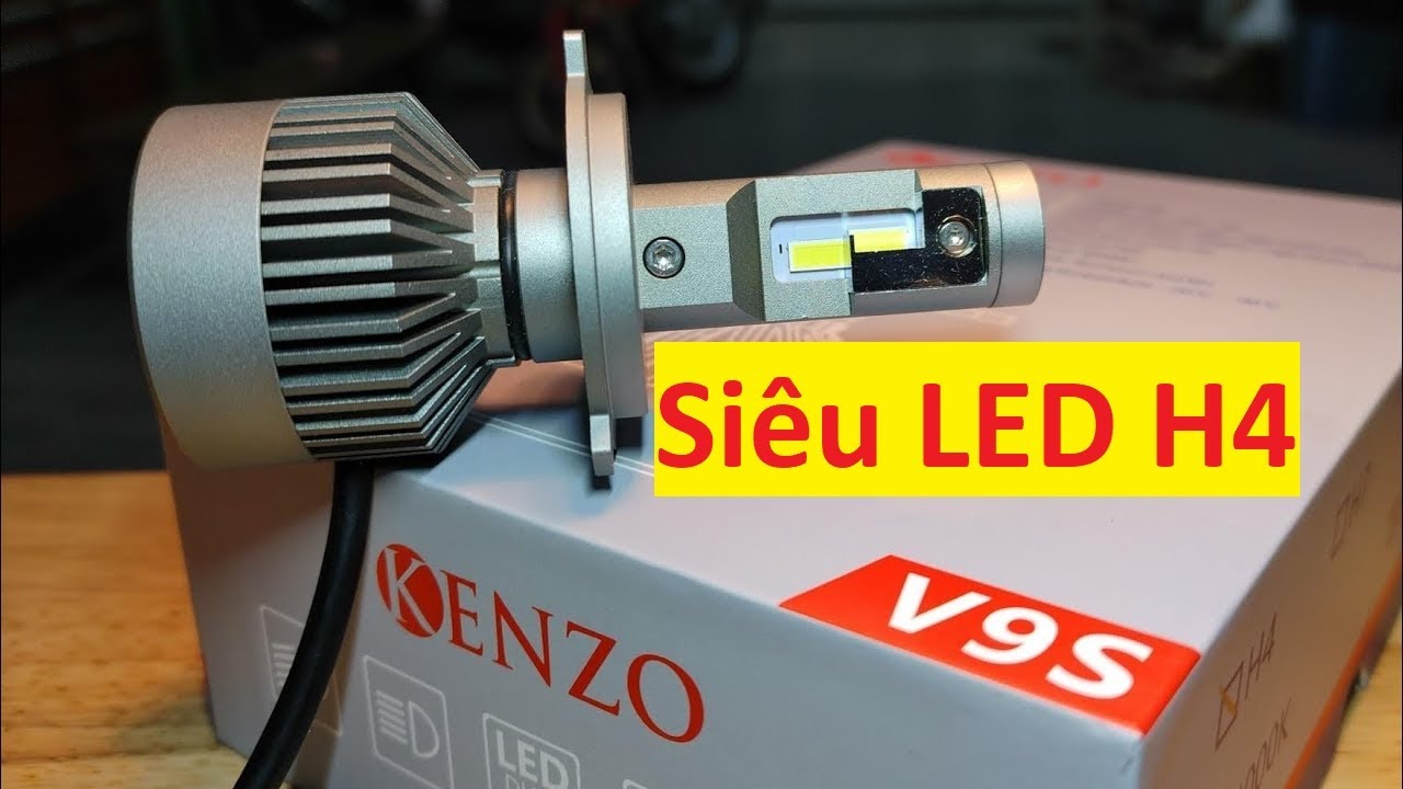 Đèn Led Kenzo V9S chân H4 - Giá 1 bóng