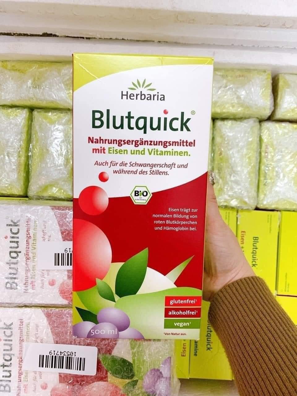 (HÀNG CHUẨN)Dung dịch bổ sung sắt hữu cơ Blutquick Đức