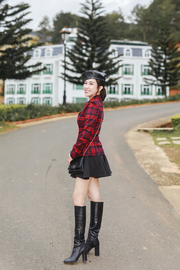Vest kẻ CLARA MARE